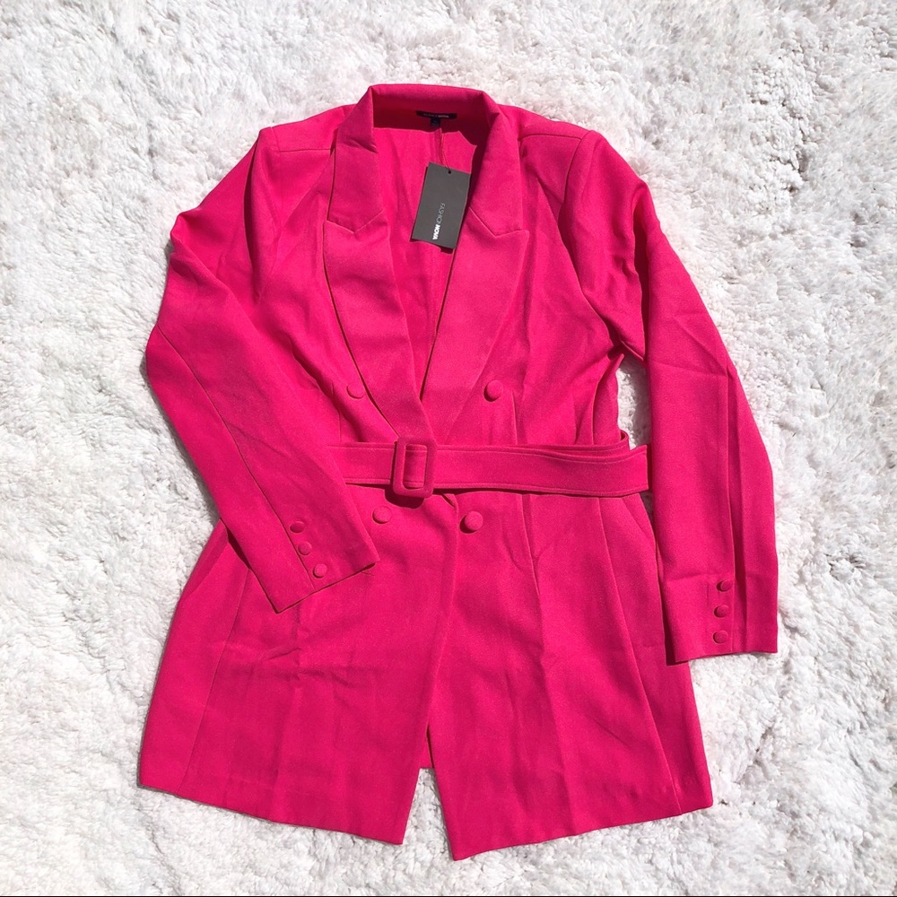 SOLD!!! hot pink Blazer with Belt 💗
